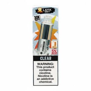 LAVA CLICK DISPOSABLE POD 30K CLEAR 5% - BOX OF 10