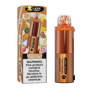 LAVA CLICK DISPOSABLE POD 30K PEACH MANGO WATERMELON 5% - BOX OF 10