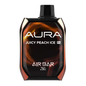 AIR BAR AURA 25K JUICY PEACH ICE 5% - BOX OF 5