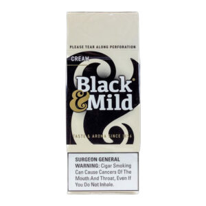 BLACK & MILD 5PK CREAM PLASTIC TIP - BOX OF 10