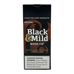BLACK & MILD 5PK ORIGINAL WOOD TIP - BOX OF 10