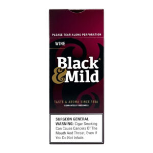 BLACK & MILD 5PK WINE PLASTIC TIP - BOX OF 10