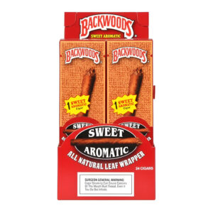 BACKWOODS SINGLES CIGAR SWEET AROMATIC - DUAL BOX OF 12