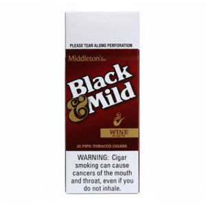 BLACK & MILD SINGLES WINE PLASTIC TIP 25 COUNT