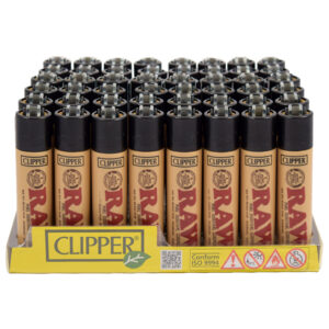 CLIPPER LIGHTER RAW BLACK-50CT