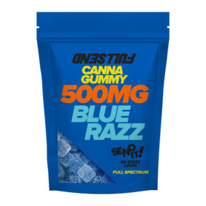 SIC - SEND IT CANNA D9 GUMMIES 500MG BLUE RAZZ 15 GUMMIES PK - BOX OF 5 PKS