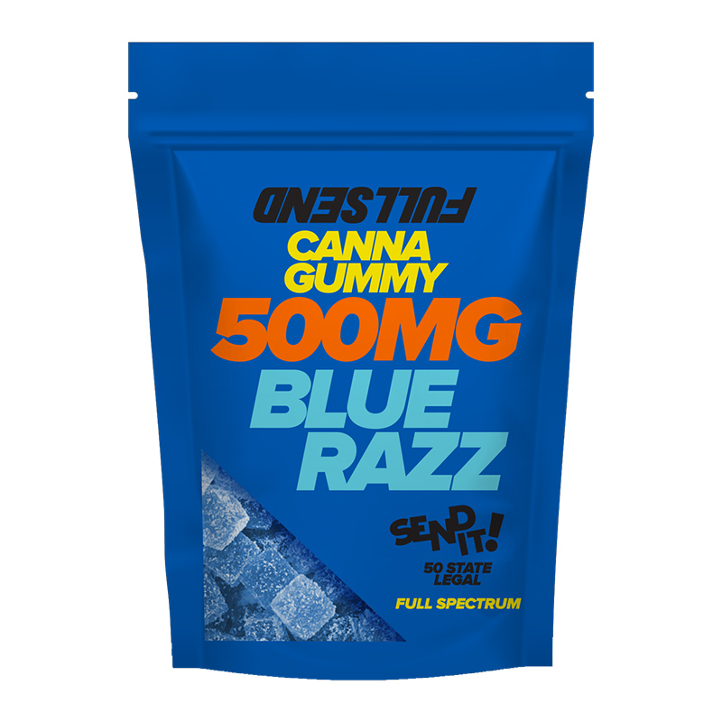 SIC – SEND IT CANNA D9 GUMMIES 500MG BLUE RAZZ 15 GUMMIES PK – BOX OF 5 ...
