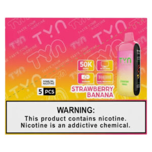 TYN 50K PF STRAWBERRY BANANA 5%- BOX OF 5