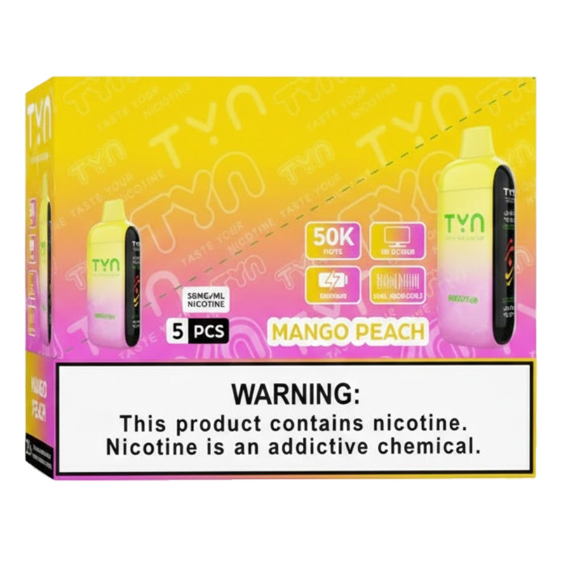 TYN 50K PF MANGO PEACH 5%- BOX OF 5