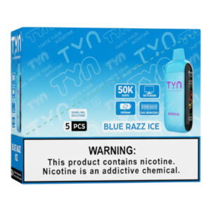 TYN 50K PF BLUE RAZZ ICE 5%- BOX OF 5