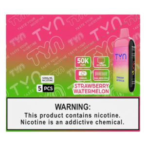 TYN 50K PF STRAWBERRY WATERMELON 5%- BOX OF 5