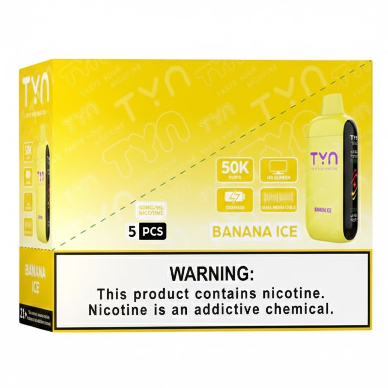 TYN 50K PF BANANA ICE 5%- BOX OF 5