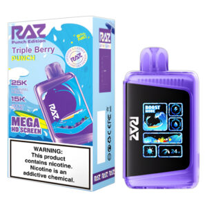 RAZ LTX 25K TRIPLE BERRY PUNCH 5%- BOX OF 5