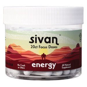 SIVAN ENERGY TABLETS FOCUS DOSES - JAR OF 20