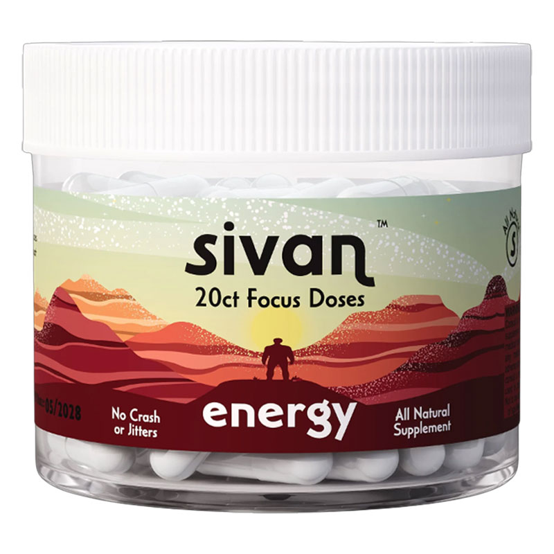 SIVAN ENERGY TABLETS FOCUS DOSES - JAR OF 20