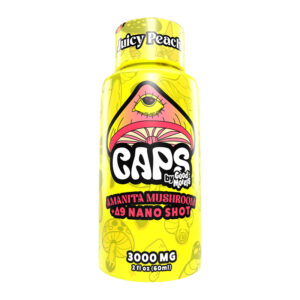 CAPS SHOTS JUICY PEACH 12PK