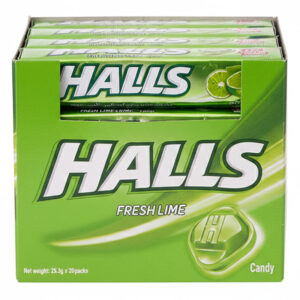 HALLS_FRESH LIME FLAVOURED CANDY