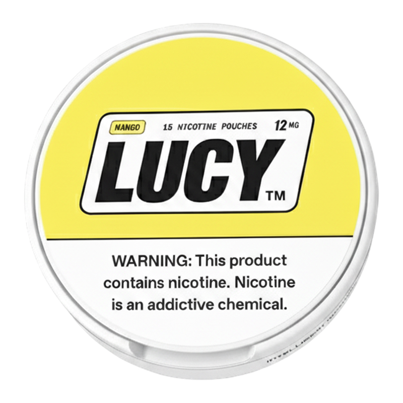 LUCY NICOTINE POUCHES MANGO -12MG SLEEVE OF 5