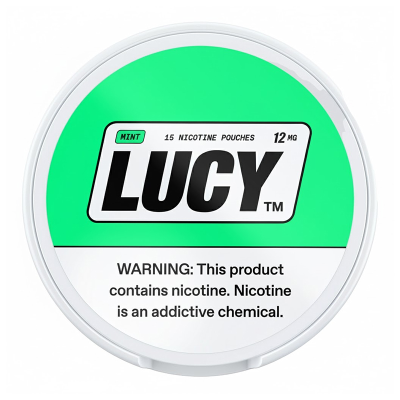 LUCY NICOTINE POUCHES MINT - 12MG SLEEVE OF 5