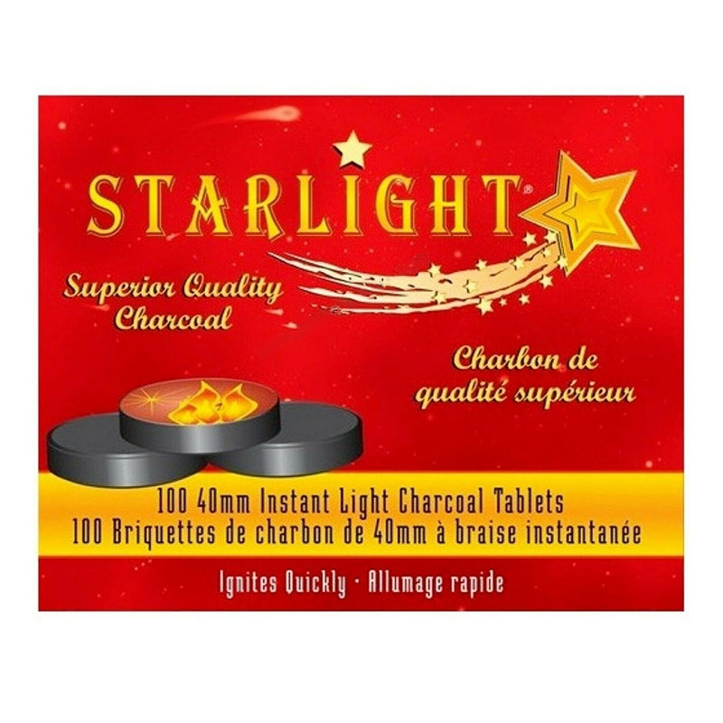 STARLIGHT COAL 100 CT 40 MM
