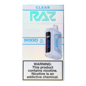 RAZ_5%NICOTINE_9K PUFF_CLEAR