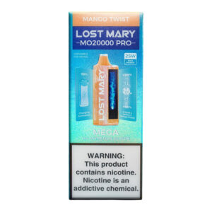 LO3STMARY DISPOSSABLE 20000PF MANGO TWIST - BOX OF 5