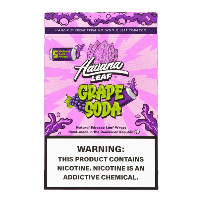 HAVANA LEAF 2PK GRAPE SODA 2 FOR $1.99 - BOX OF 20