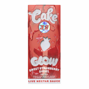 CAKE GLOW 3.0G CARTRIDGE SWEET STRAWBERRY DIESEL - BOX OF 5
