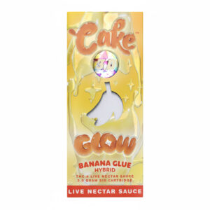 CAKE GLOW 3.0G CARTRIDGE BANANA GLUE HYBRID - BOX OF 5