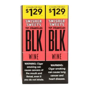 BLK TIP CIGAR 2FOR $1.29 15/2CT_WINE