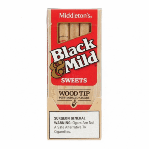 BLACK & MILD SINGLES SWEETS WOOD TIP 25 COUNT