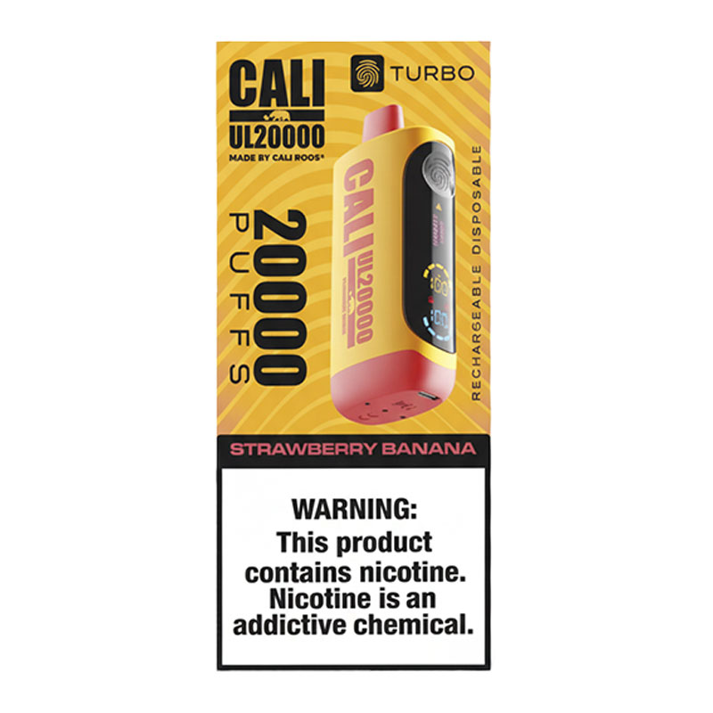 CALI UL 20K STRAWBERRY BANANA 5% - BOX OF 6
