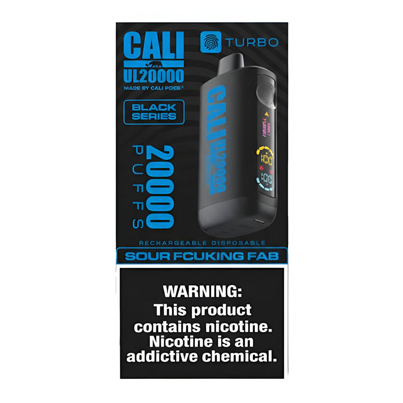 CALI UL 20K BLACK SERIES SOUR FUCKING FAB 5% - BOX OF6