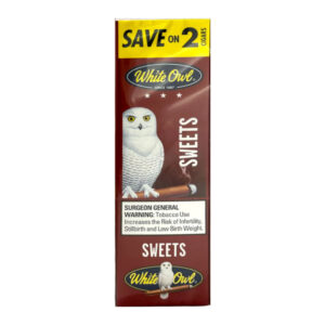 WHITE OWL 2PK SWEETS CIGAR - DUAL BOX OF 15 POUCHES