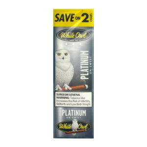 WHITE OWL 2PK PLATINUM CIGAR - DUAL BOX OF 15 POUCHES