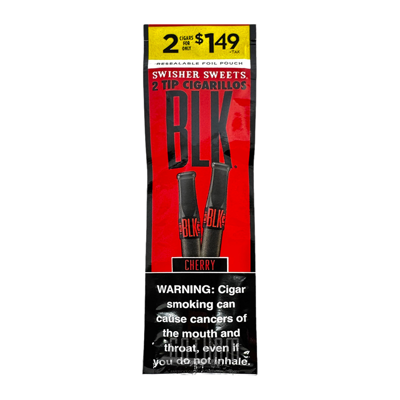 SWISHER SWEETS BLK CHERRY 2 COUNT- BOX OF 30($1.49)