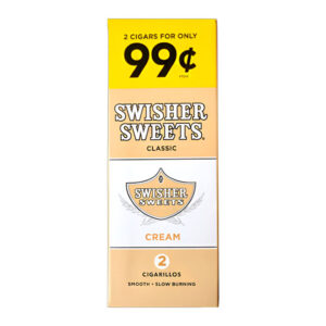SWISHER SWEET_CREAM_2 FOR $0.99