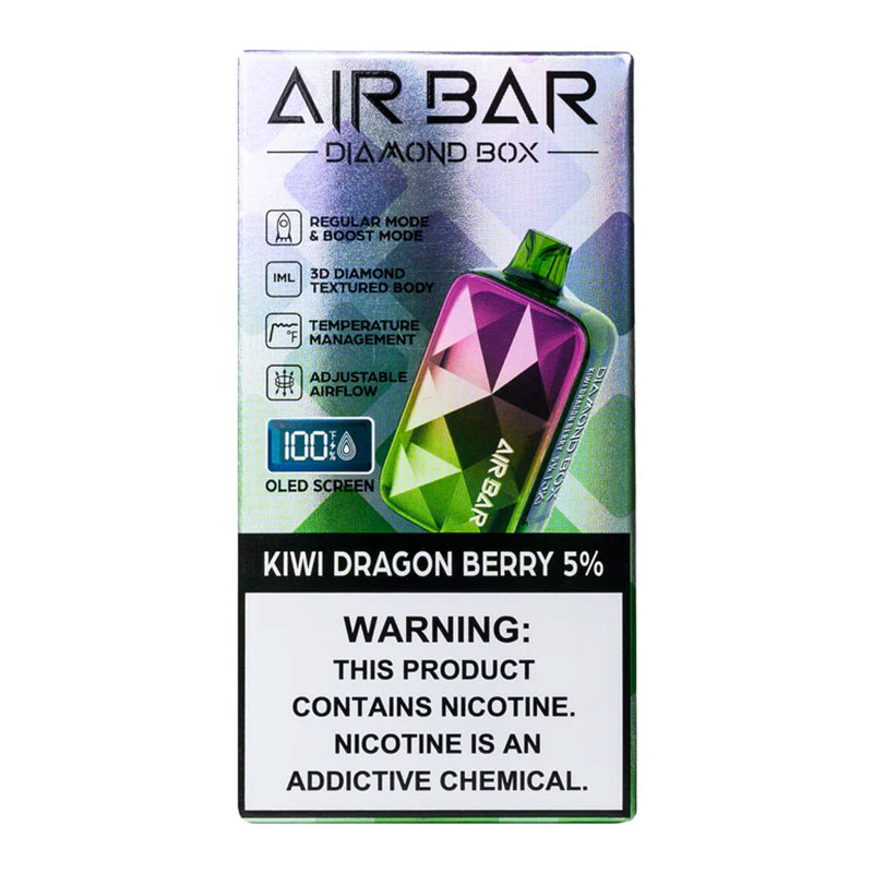AIR BAR DIAMOND 20K KIWI DRAGON BERRY 5% - BOX OF 10