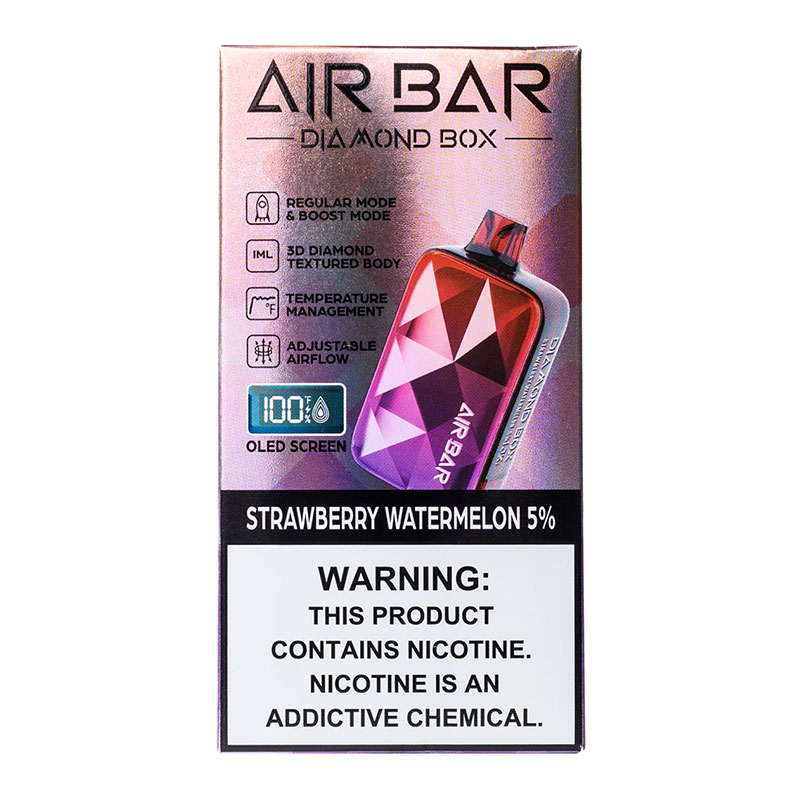 AIR BAR DIAMOND 20K STRAWBERRY WATERMELON 5% - BOX OF 10