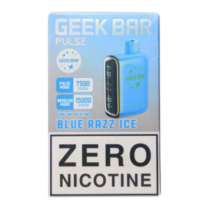 GEEK BAR PULSE 15K BLUE RAZZ ICE 0% - BOX OF 5
