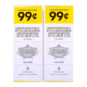 SWISHER SWEET_SILVER_2 FOR $0.99
