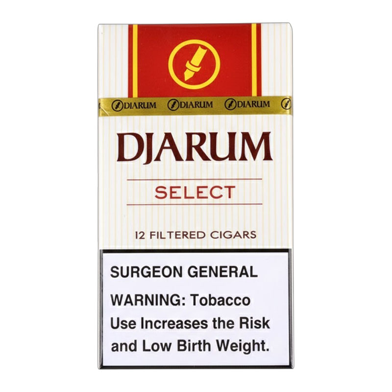 DJARUM FILTERED CIGARS 12PK - BOX OF 10