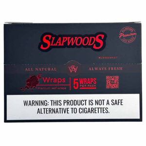 SLAPWOODS CIGAR WRAPS BLOODSHOT 5PK - BOX OF 10