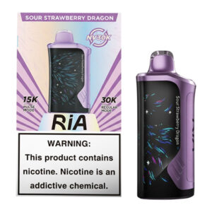 RIA 30K SOUR STRAWBERRY DRAGON 5% - BOX OF 5