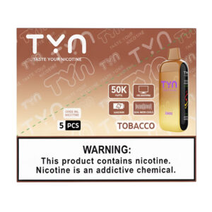 TYN 50K PF TOBACCO 5%- BOX OF 5