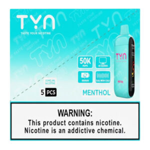 TYN 50K PF MENTHOL 5%- BOX OF 5
