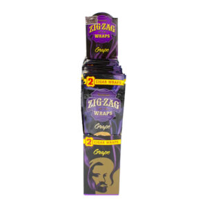 ZIG ZAG 2PK 2 CIGAR WRAPS - BOX OF 25 POUCHES