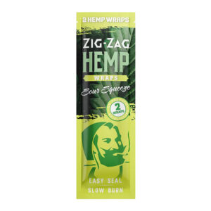 ZIG ZAG HEMP WRAPS 2PK SOUR SQUEEZE - BOX OF 25
