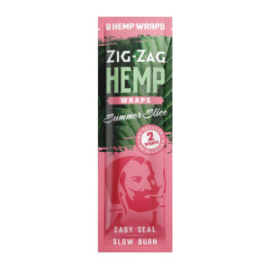 ZIG ZAG HEMP WRAPS 2PK SUMMER SLICE - BOX OF 25