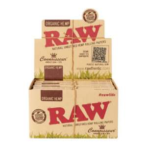 RAW ORGANIC HEMP CONNOSSEUR KING SIZE 24 CT